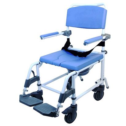 Buy Healthline Ezee Life Rehab Shower Commode Chair - 18 Inch Seat