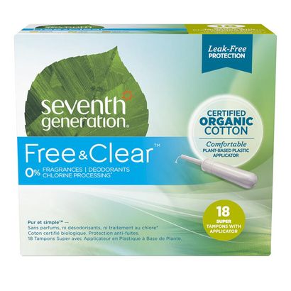 Buy Seventh Generation Chlorine Free Organic Cotton Applicator Tampons