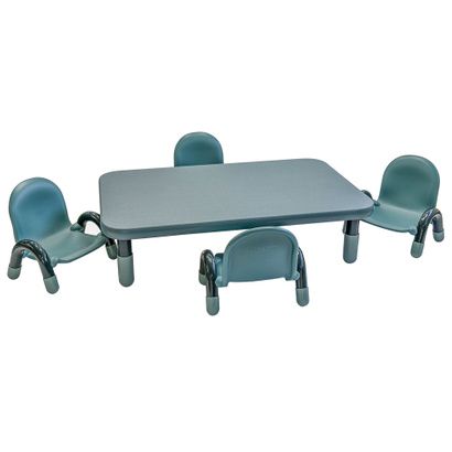 Buy Childrens Factory Baseline Toddler 48 Inches X 30 Inches Rectangular Table And Chairs Set