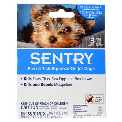 Buy Sentry Flea & Tick Squeeze-On for Dogs