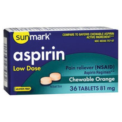 Buy Sunmark Aspirin Pain Relief Chewable Tablet