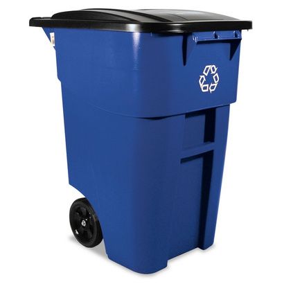 Buy Rubbermaid Commercial Square Brute Recycling Rollout Container