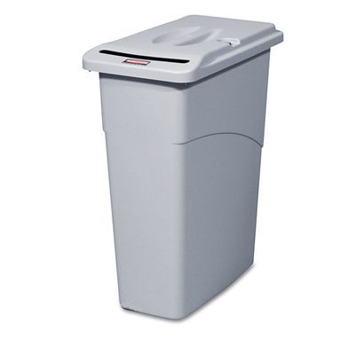 Buy Rubbermaid Commercial Slim Jim Confidential Document Waste Receptacle with Lid