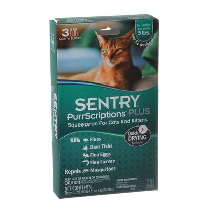Buy Sentry PurrScriptions Plus Flea & Tick Control for Cats & Kittens
