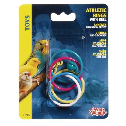 Buy Living World Athletic Rings with Bell Bird Toy