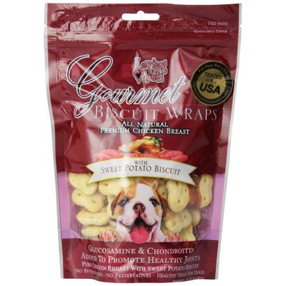 Loving Pets Gourmet Sweet Potato & Chicken Wraps