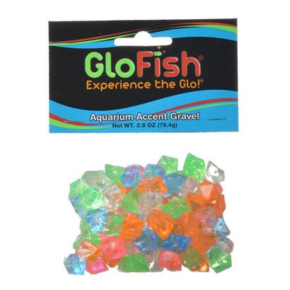 Buy GloFish Accent Gravel - Multicolored Gems