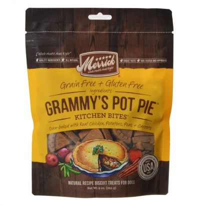 Buy Merrick Kitchen Bites Dog Treats - Grammys Pot Pie