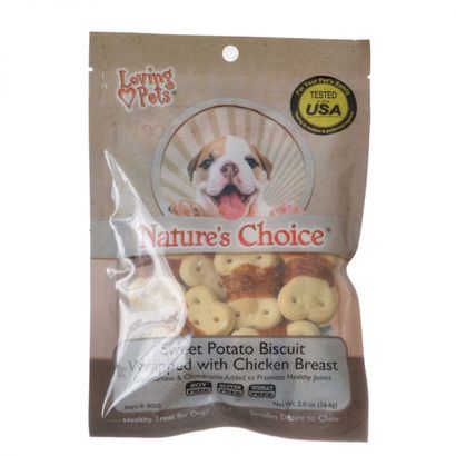 Buy Loving Pets Natures Choice Sweet Potato Biscuit Wrapped with Chicken Breast