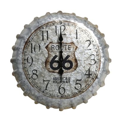 Buy Spring Field Route 66 Bottlecap Clock