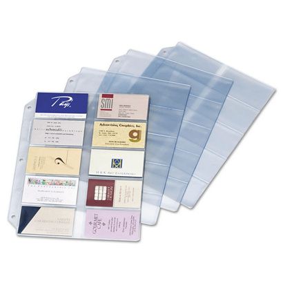Buy Cardinal Vinyl Business Card Refill Pages