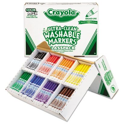 Buy Crayola Ultra-Clean Washable Marker Classpack
