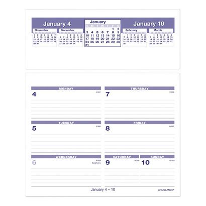 Buy AT-A-GLANCE Flip-A-Week Desk Calendar Refill