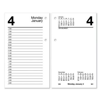 Buy AT-A-GLANCE Desk Calendar Refill with Tabs