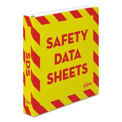 Buy Avery Heavy-Duty Preprinted Safety Data Sheet Binder