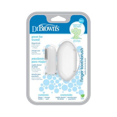 Buy Dr. Browns Silicone Finger Toothbrush with case