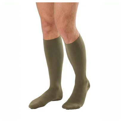 Buy BSN Jobst For Men Ambition Closed Toe Knee Highs 15-20 mmHg Compression Khaki - Long