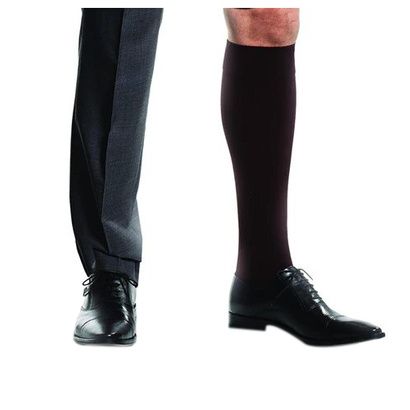 Buy BSN Jobst For Men Ambition Closed Toe Knee Highs 20-30 mmHg Compression Brown - Long