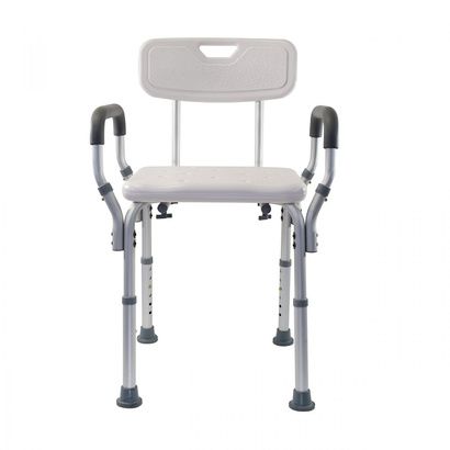 Buy Essential Medical Deluxe Adjustable Molded Shower Bench With Arms