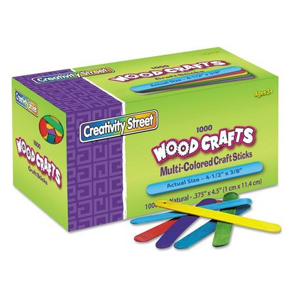 Buy Creativity Street Colored Wood Craft Sticks