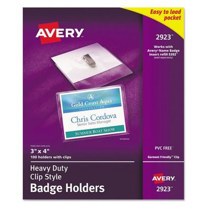 Buy Avery Heavy-Duty Badge Holders