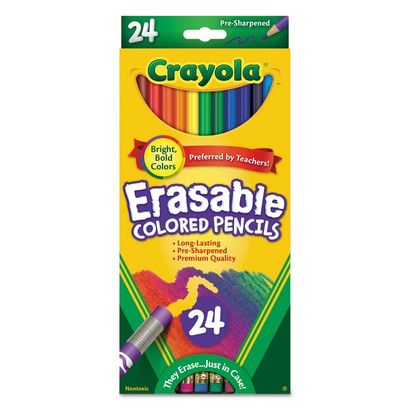 Buy Crayola Erasable Color Pencil Set