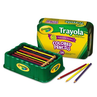 Buy Crayola Pencil Trayola Nine-Color Set, 54-Pack