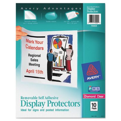 Buy Avery Removable Self-Adhesive Clear Display Protector