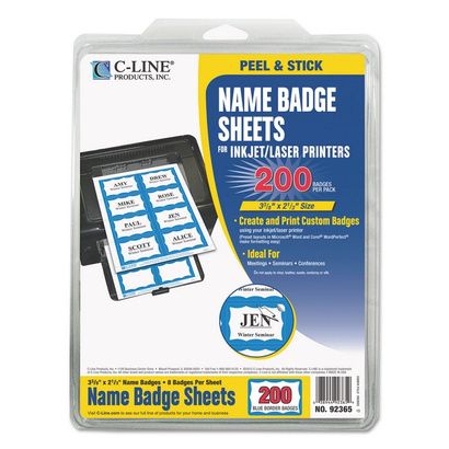 Buy C-Line Laser Printer Name Badges