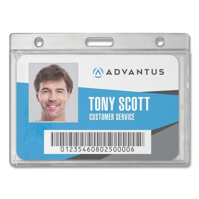 Buy Advantus Frosted Rigid Badge Holders