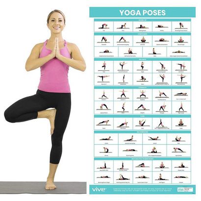 Buy Vive Yoga Poses Poster