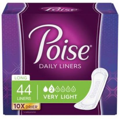 Buy Poise Daily Bladder Control Incontinence Panty Liners - Very Light Absorbency