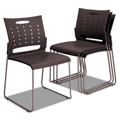Buy Alera Continental Series Plastic Perforated Back Stack Chair