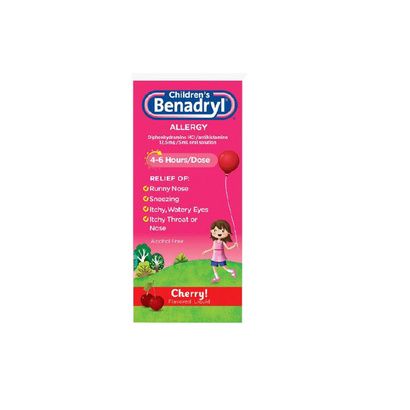 Buy Benadryl Childrens Allergy Relief Liquid