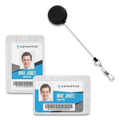 Buy Advantus Antimicrobial ID & Security Badge and Reel Combo Pack