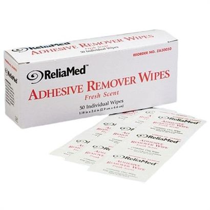 Buy ReliaMed Adhesive Remover Wipes
