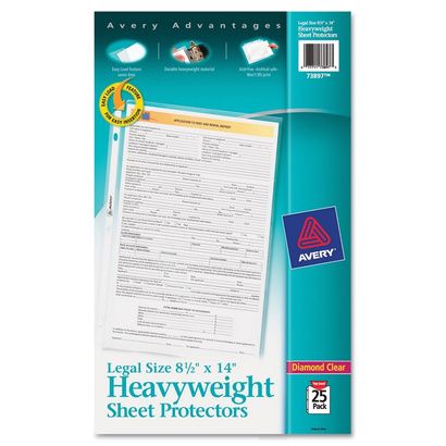 Buy Avery Heavyweight and Super Heavyweight Easy Load Diamond Clear Sheet Protector