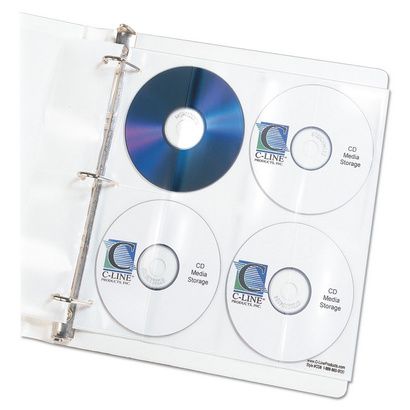 Buy C-Line Deluxe CD Ring Binder Storage Pages