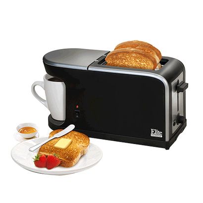 Buy Elite Breakfast Station 2-Slice Toaster with Coffee Brewer