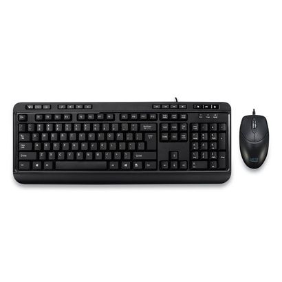 Buy Adesso AKB-132CB Antimicrobial Multimedia Desktop Keyboard and Mouse