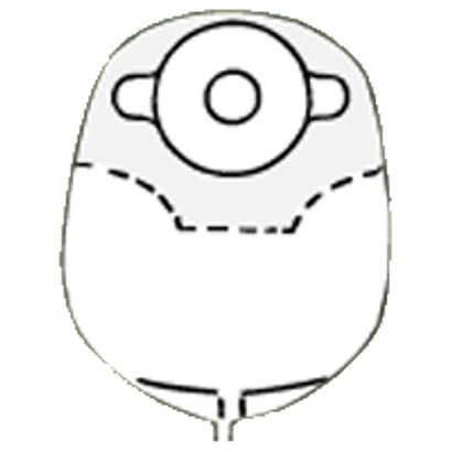 Buy Nu-Hope Convex Round Post-Operative Mid-Size Urinary Pouch with Flutter Valve