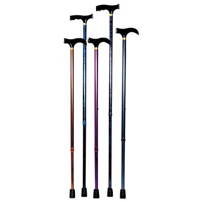 Buy Essential Medical Steppin Out T-Handle Adjustable Straight Cane