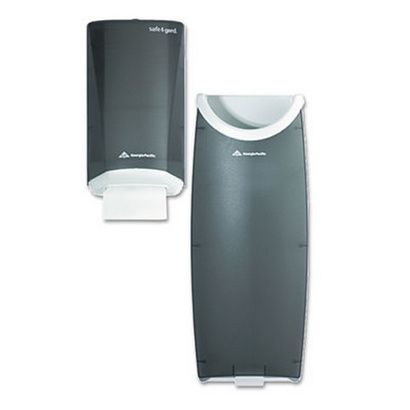 Buy Georgia Pacific Professional Safe-T-Gard Door Tissue Dispenser and Trash Receptacle