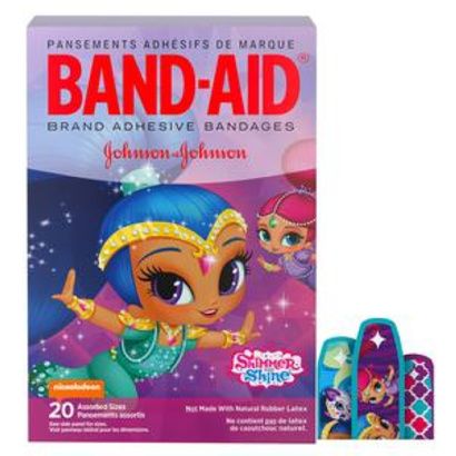 Buy Johnson & Johnson Band-Aid Decorated Shimmer And Shine Adhesive Bandage