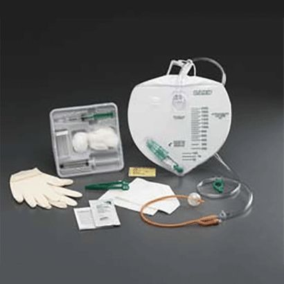 Buy Bard Lubricath Center-Entry Drainage Bag Foley Trays with Tamper-Evident Seal and Anti-Reflux Device