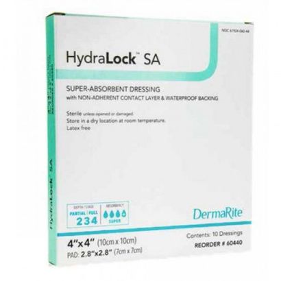 Buy DermaRite HydraLock SA Polymer Super Absorbent Dressing