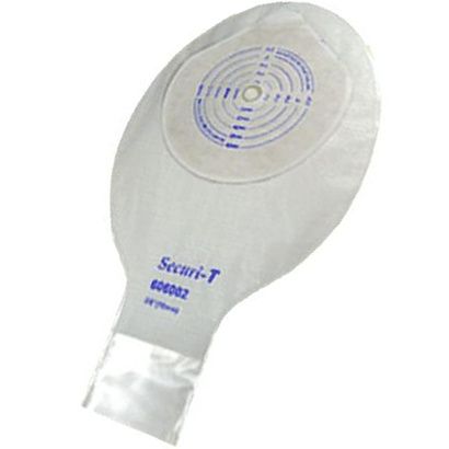 Buy Genairex Securi-T One-Piece Standard Wear Cut-to-Fit Transparent 9 Inches Drainable Pouch