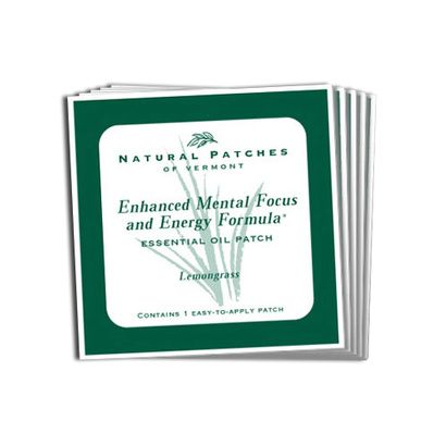 Buy Natural Patches Of Vermont Mental Focus And Energy Formula Essential Oil Patch