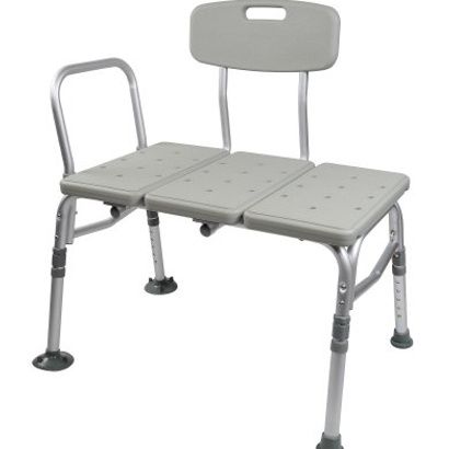 Buy McKesson Aluminum Transfer Bench with Reversible Back