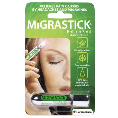 Buy Arkopharma Migrastick Roll On Migraine Headache Massage Stick